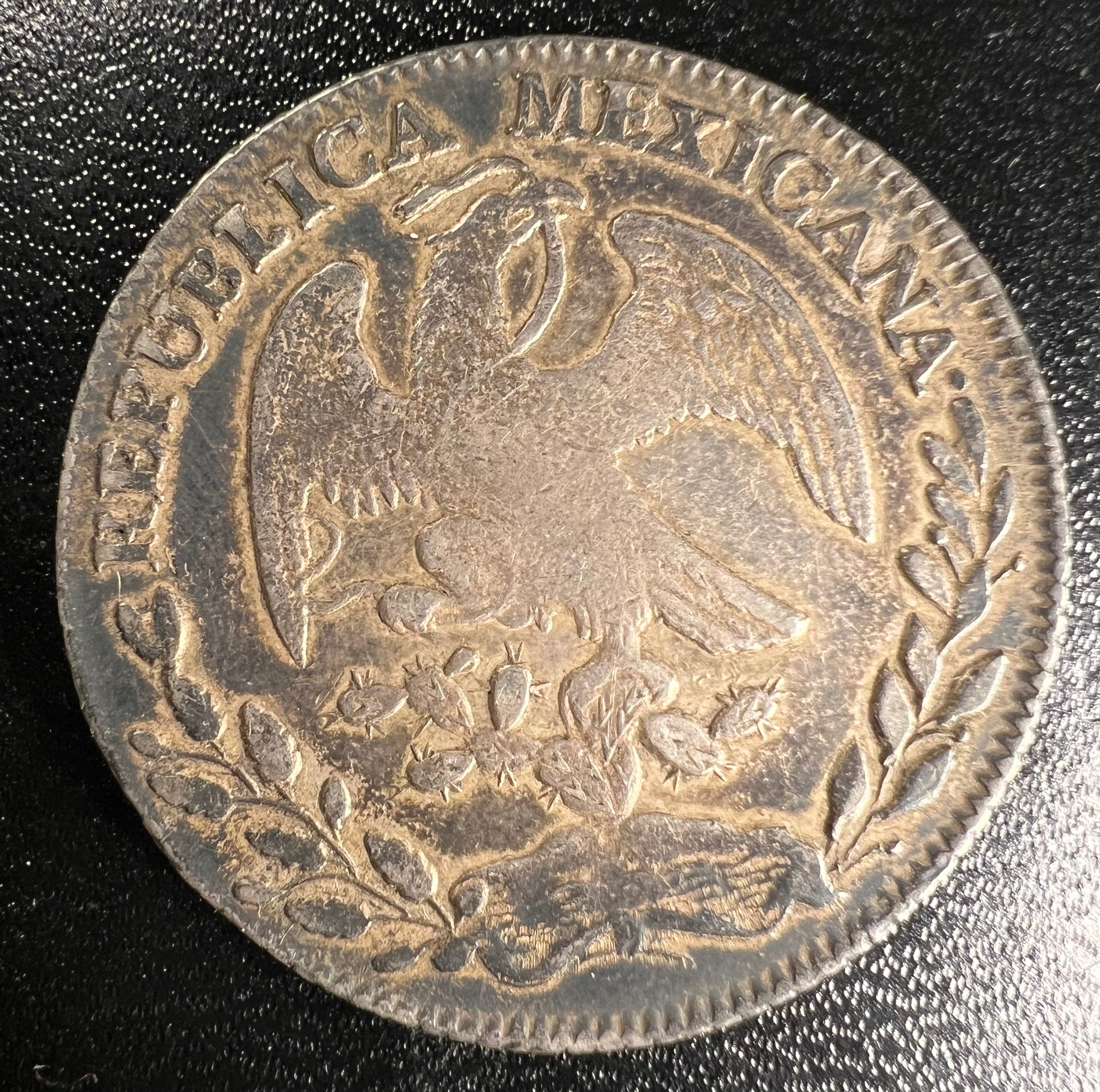 1862 Mexico 8 Reales “Cap and Rays” - Zacatecas Mint (Zs VL)