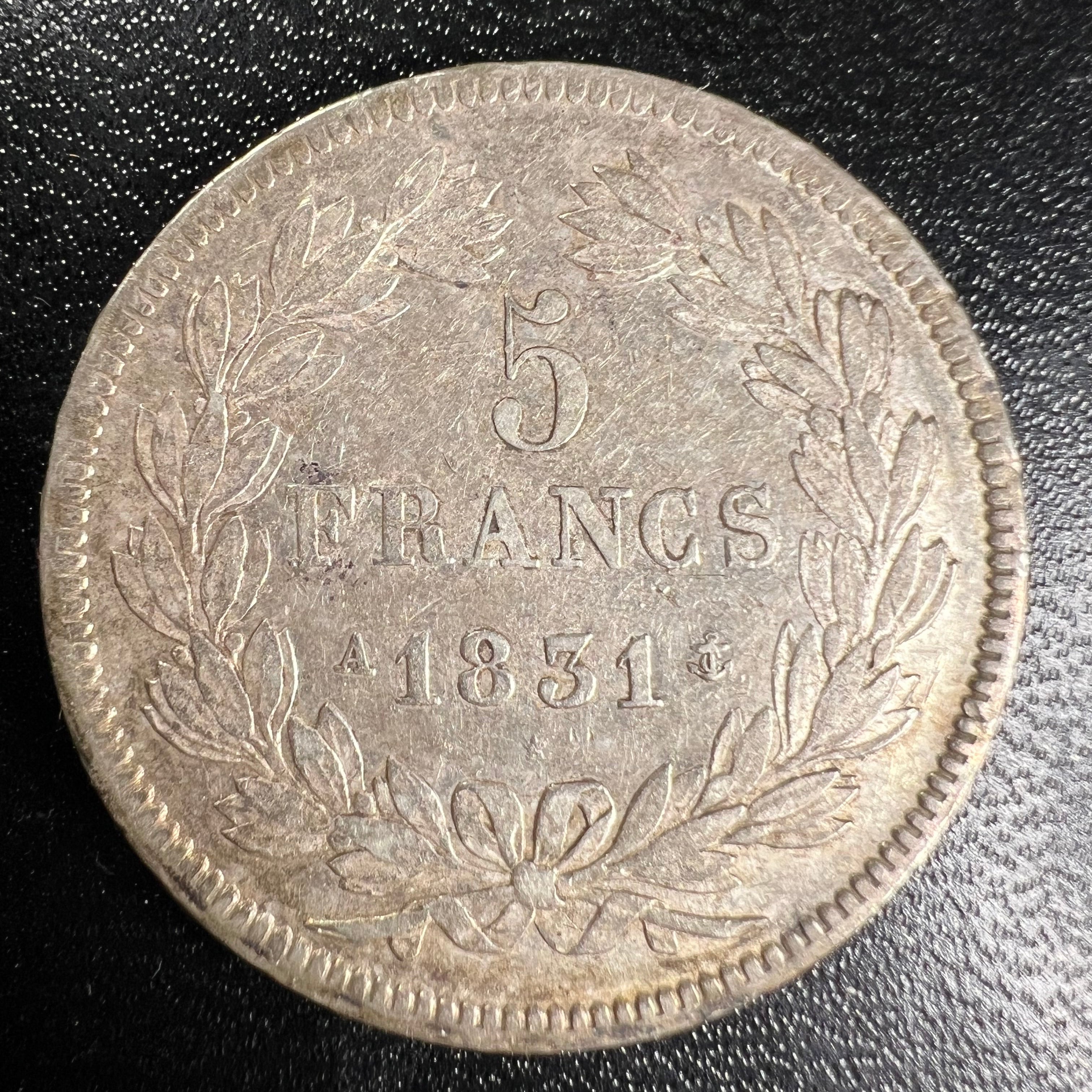 1831-A France 5 Francs - Louis Philippe l (Paris Mint)