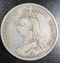 1889 Great Britain Victoria Double Florin (4 Shillings) - Jubilee Head (London Mint)
