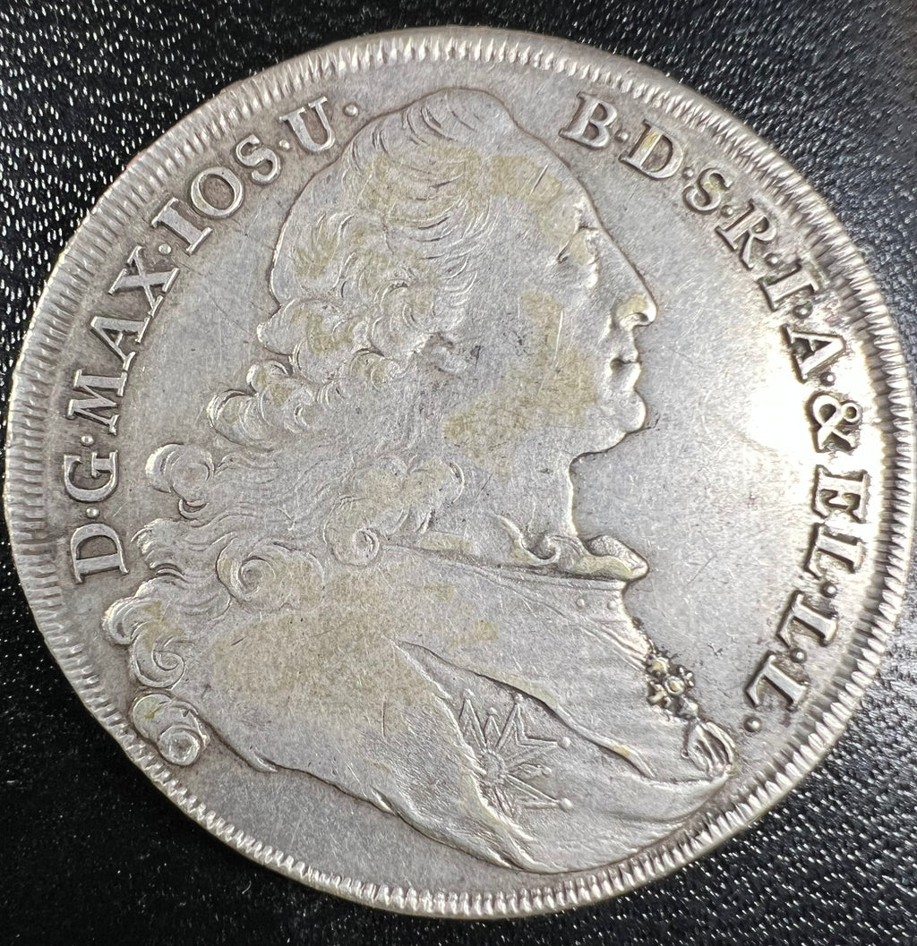 1776 Bavaria Silver Thaler (Conventionsthaler) – Maximilian III Joseph (Munich Mint)