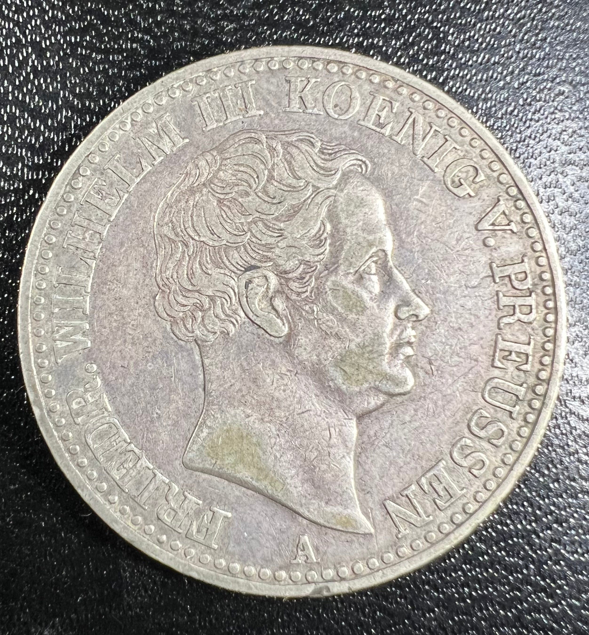 1834-A Prussia Silver Thaler – Friedrich Wilhelm III (Berlin Mint)
