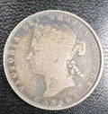1872-H Canada Silver 50 Cents – Queen Victoria (Heaton Mint)