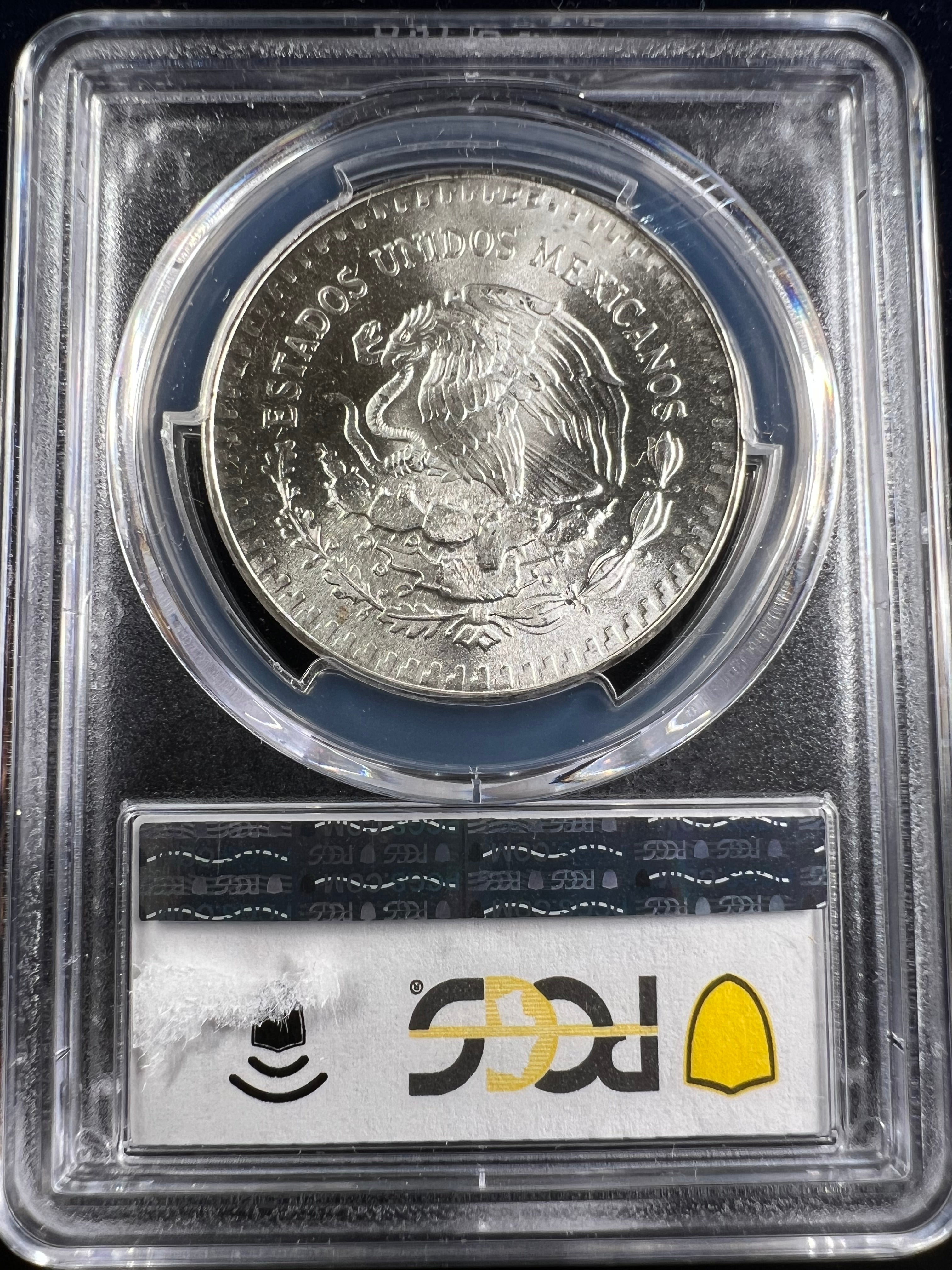 1985-Mo Mexico Silver Libertad 1 Onza PCGS MS68