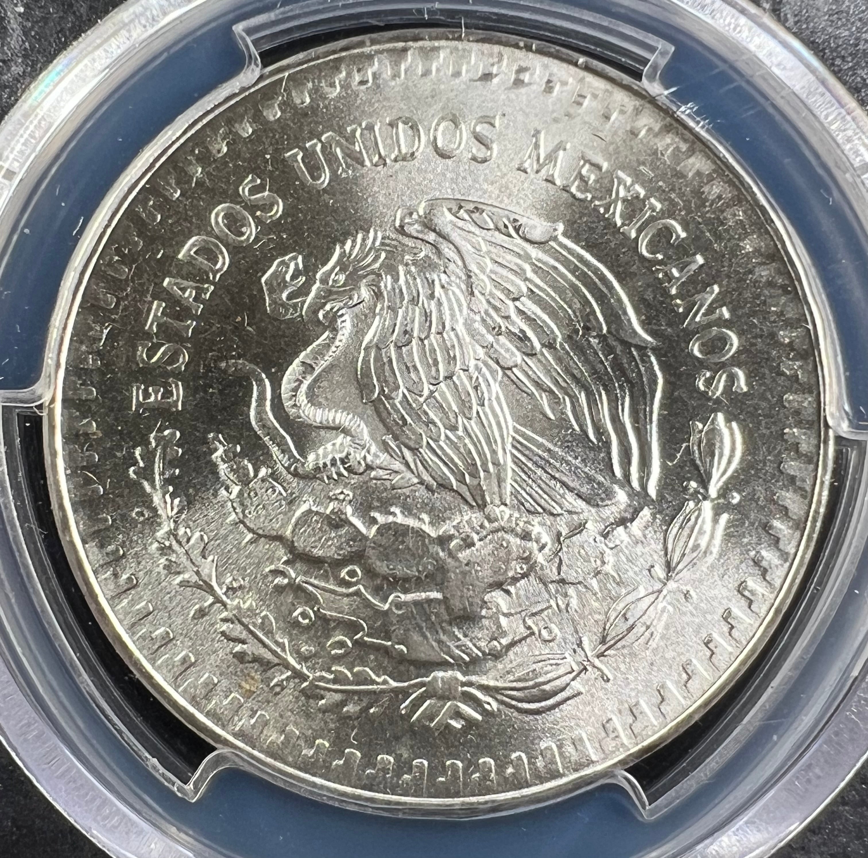 1985-Mo Mexico Silver Libertad 1 Onza PCGS MS68