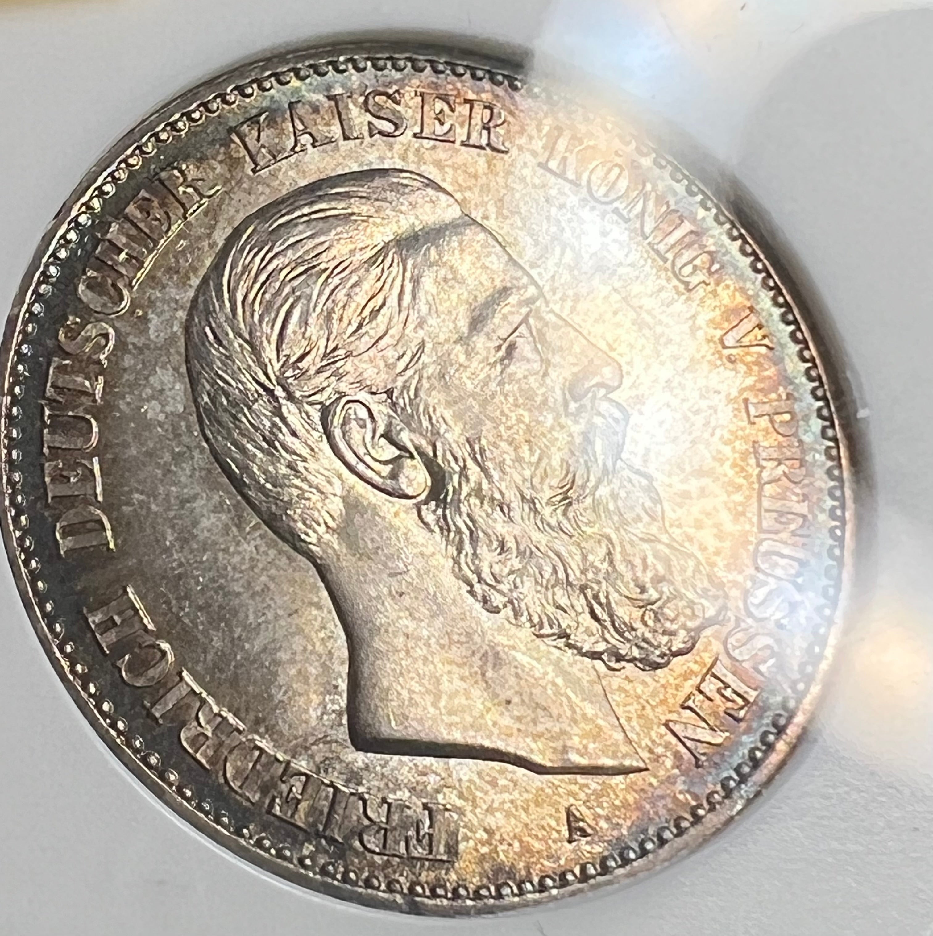 1888-A Germany/Prussia 2 Mark Friedrich III ANACS MS65 (Y-116)