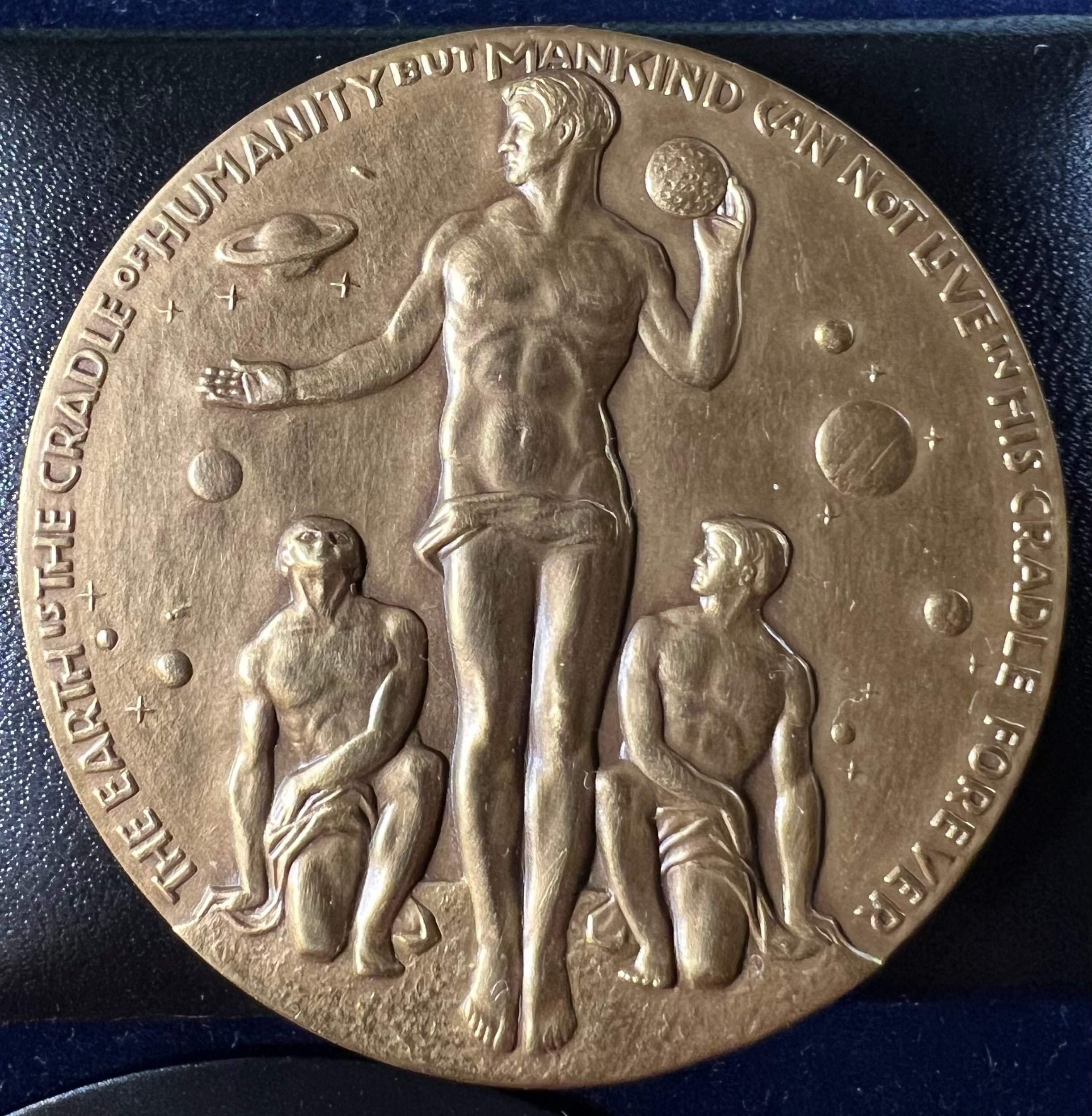 1972 Apollo XVII Bronze Medal — Cernan, Evans & Schmitt (Medallic Art Co)