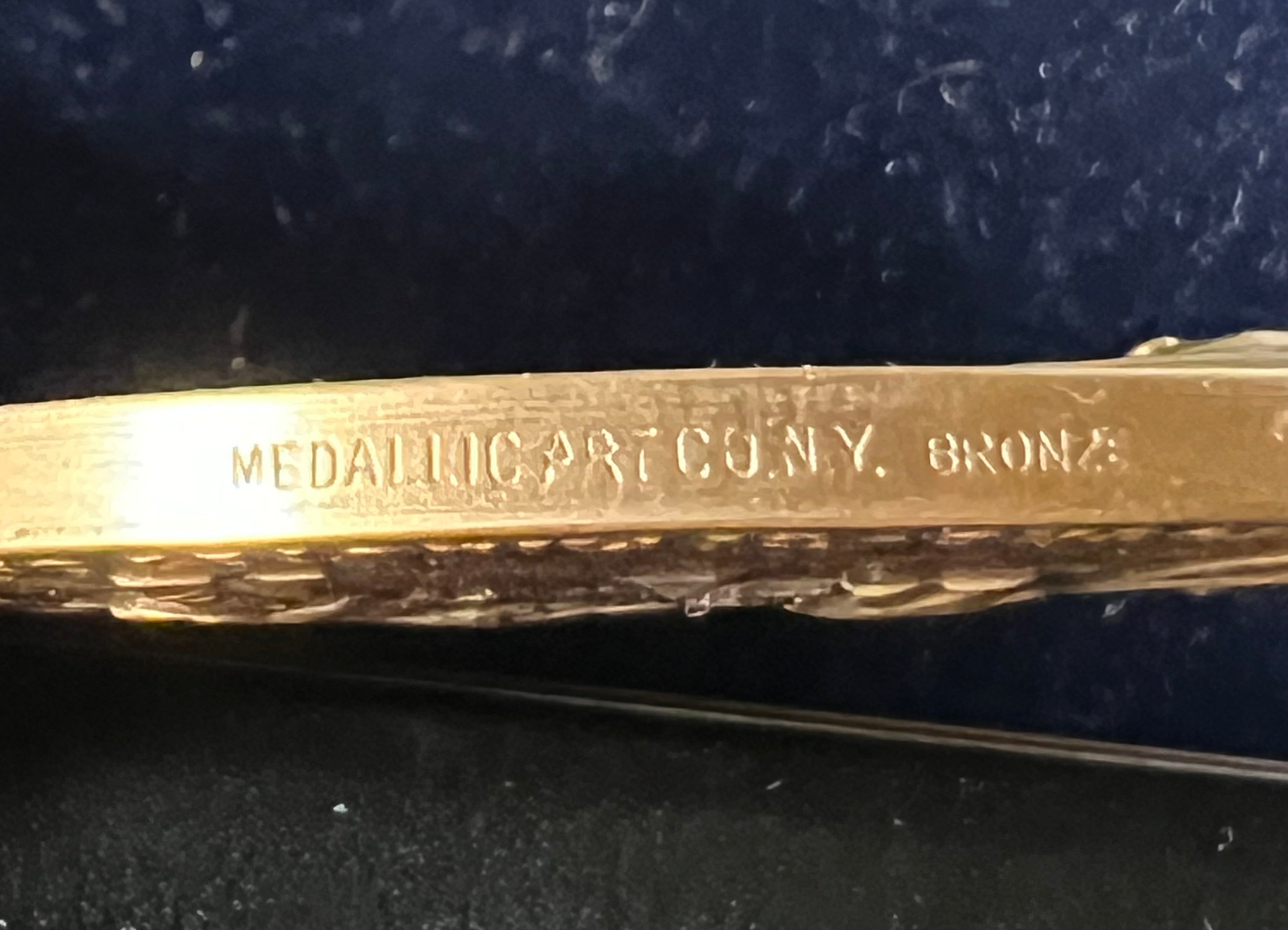 1969 Apollo XII Bronze Medal — Conrad, Gordon & Bean (Medallic Art Co)