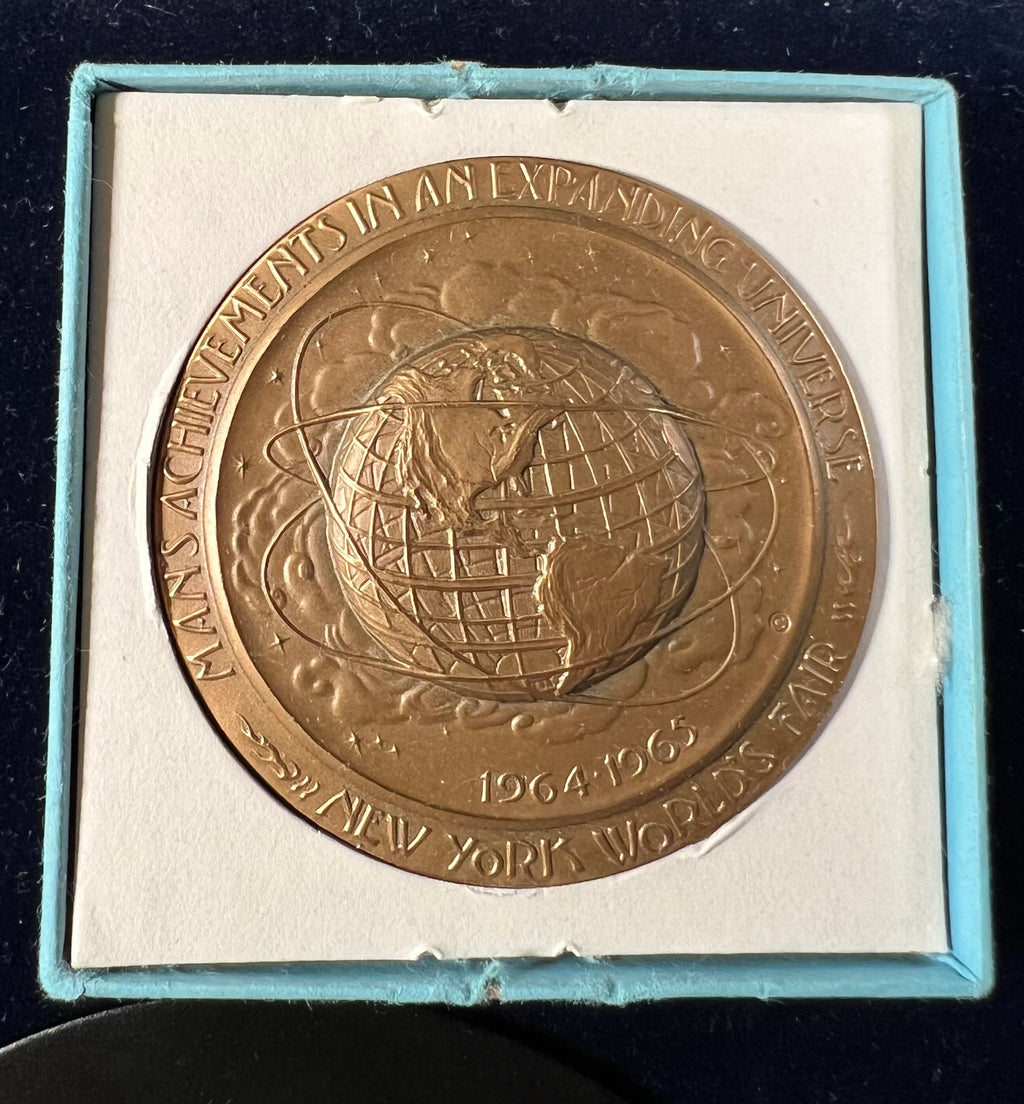 1964–1965 New York World’s Fair Bronze Medal (Medallic Art Co.)