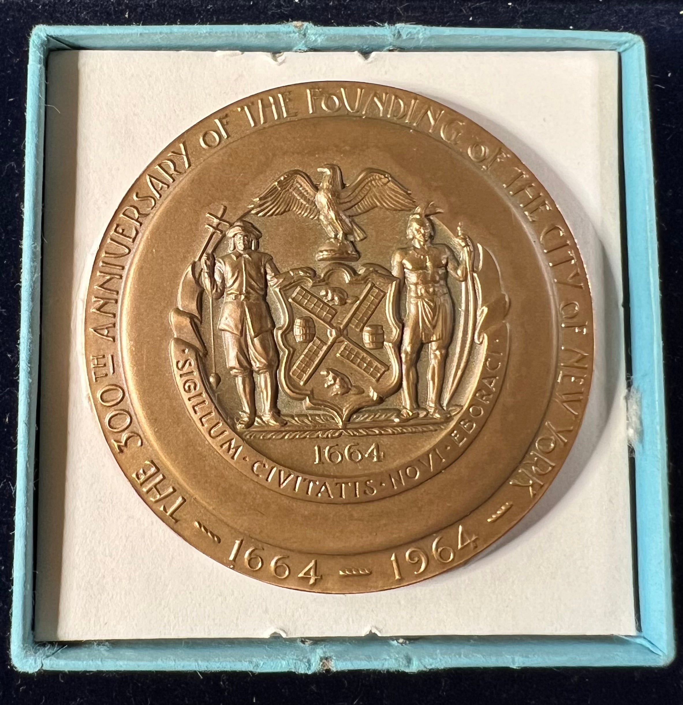 1964–1965 New York World’s Fair Bronze Medal (Medallic Art Co.)