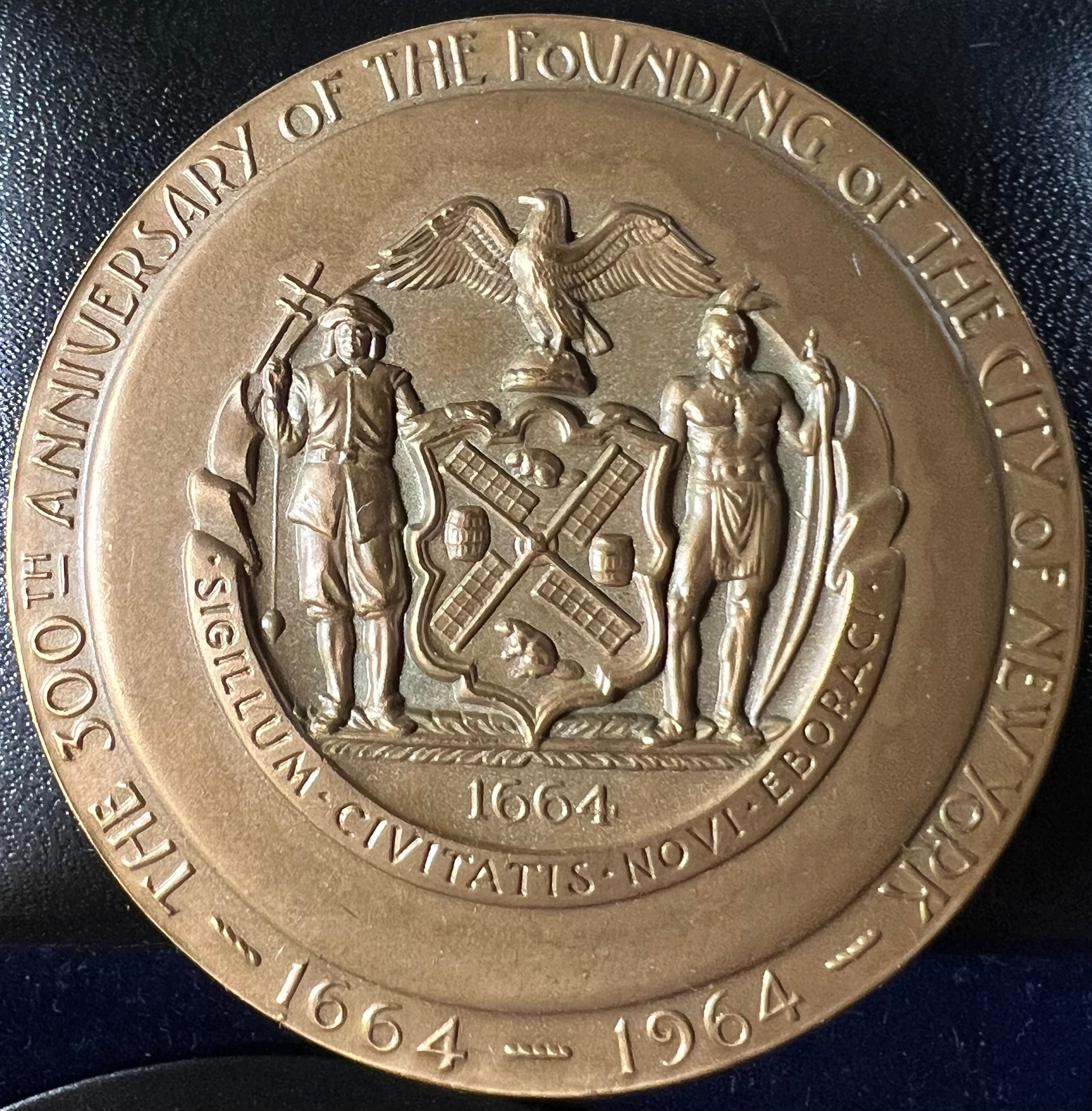 1964–1965 New York World’s Fair Bronze Medal (Medallic Art Co.)