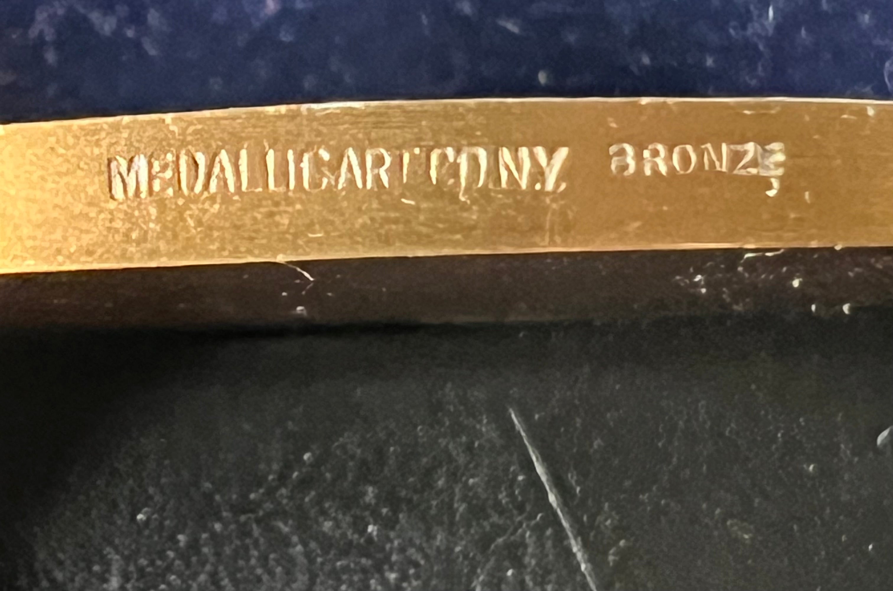 1963 ANA Denver Memento Numismatic Medal (Medallic Art Co., Bronze, 51 mm)