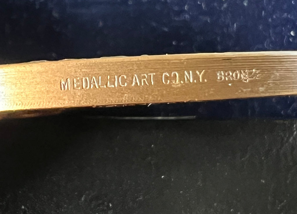 1969 Apollo 11 Bronze Medal — Armstrong, Aldrin & Collins (Medallic Art Co.)