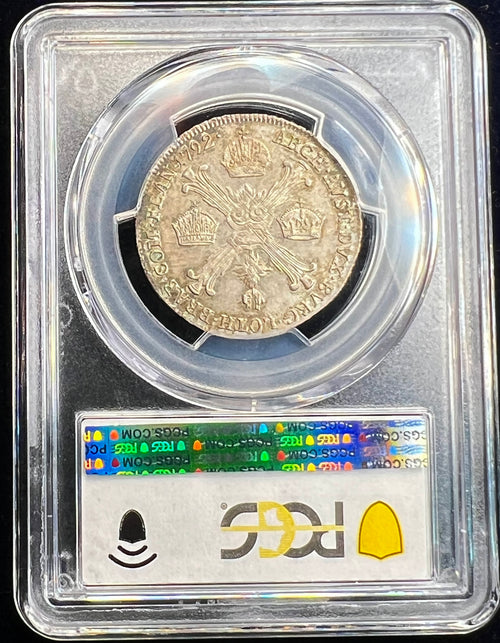 1792-B Austrian Netherlands 1/4 Kronentaler PCGS MS63 – Leopold II
