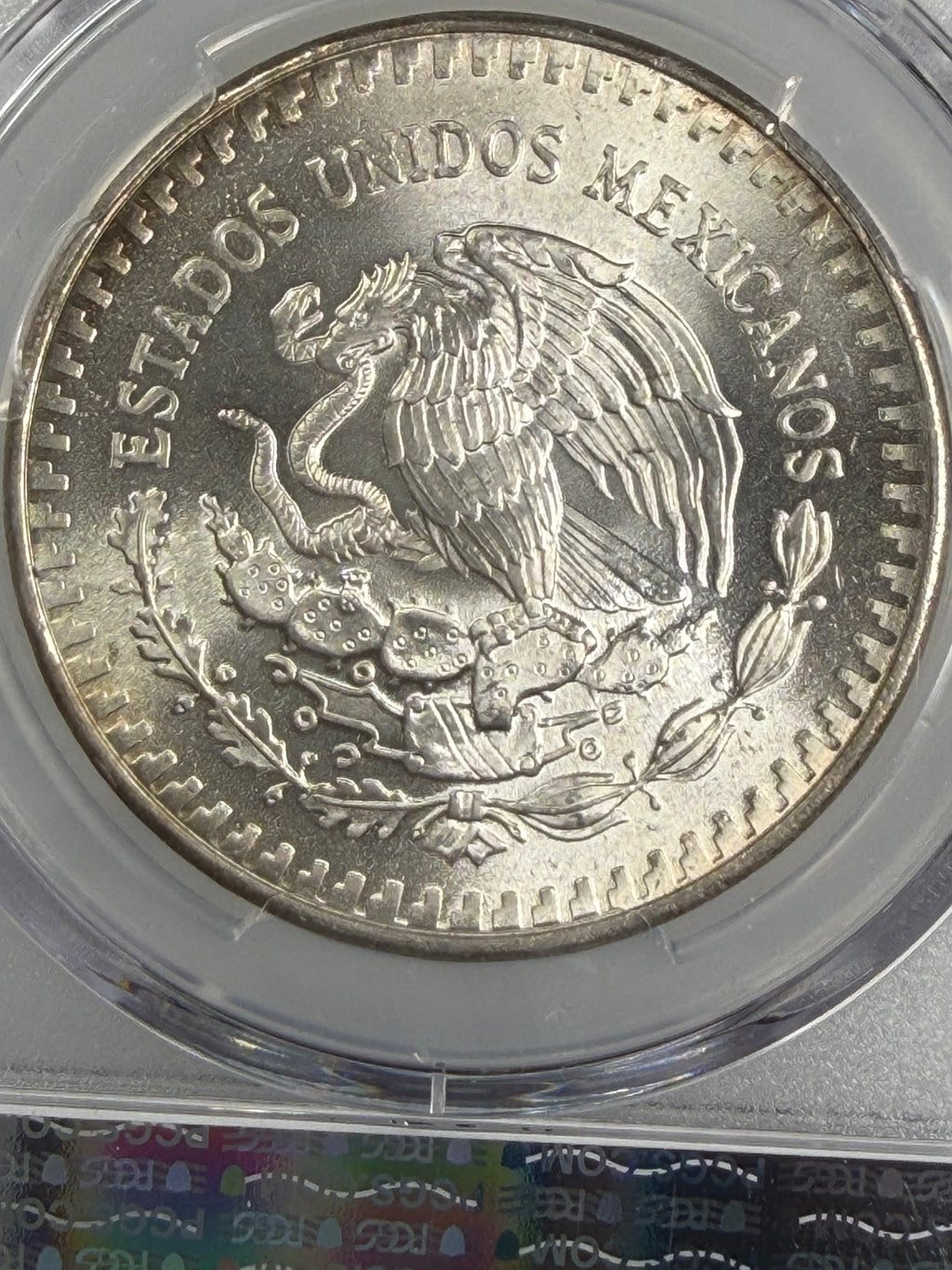 1983-Mo Mexico Silver 1 Onza Libertad PCGS MS67