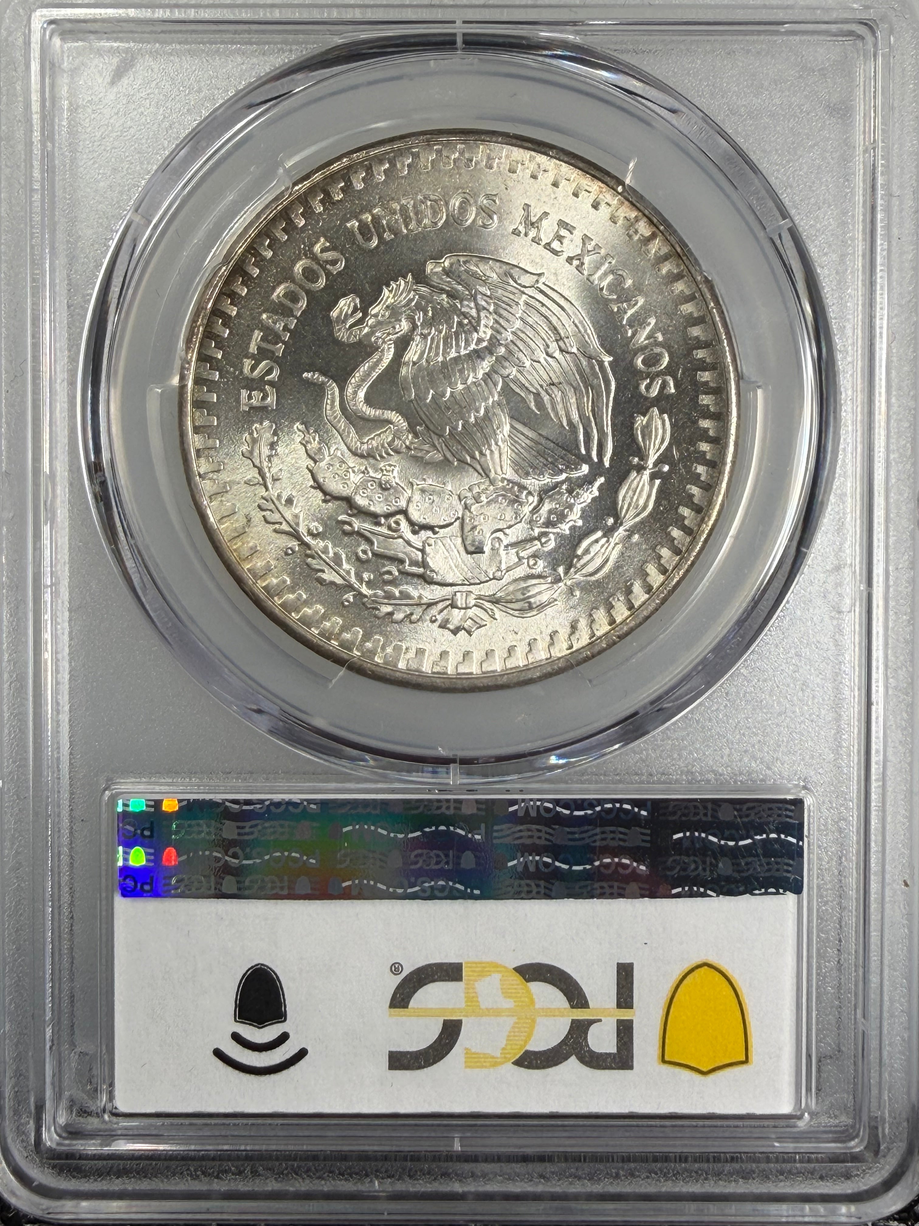 1983-Mo Mexico Silver 1 Onza Libertad PCGS MS67