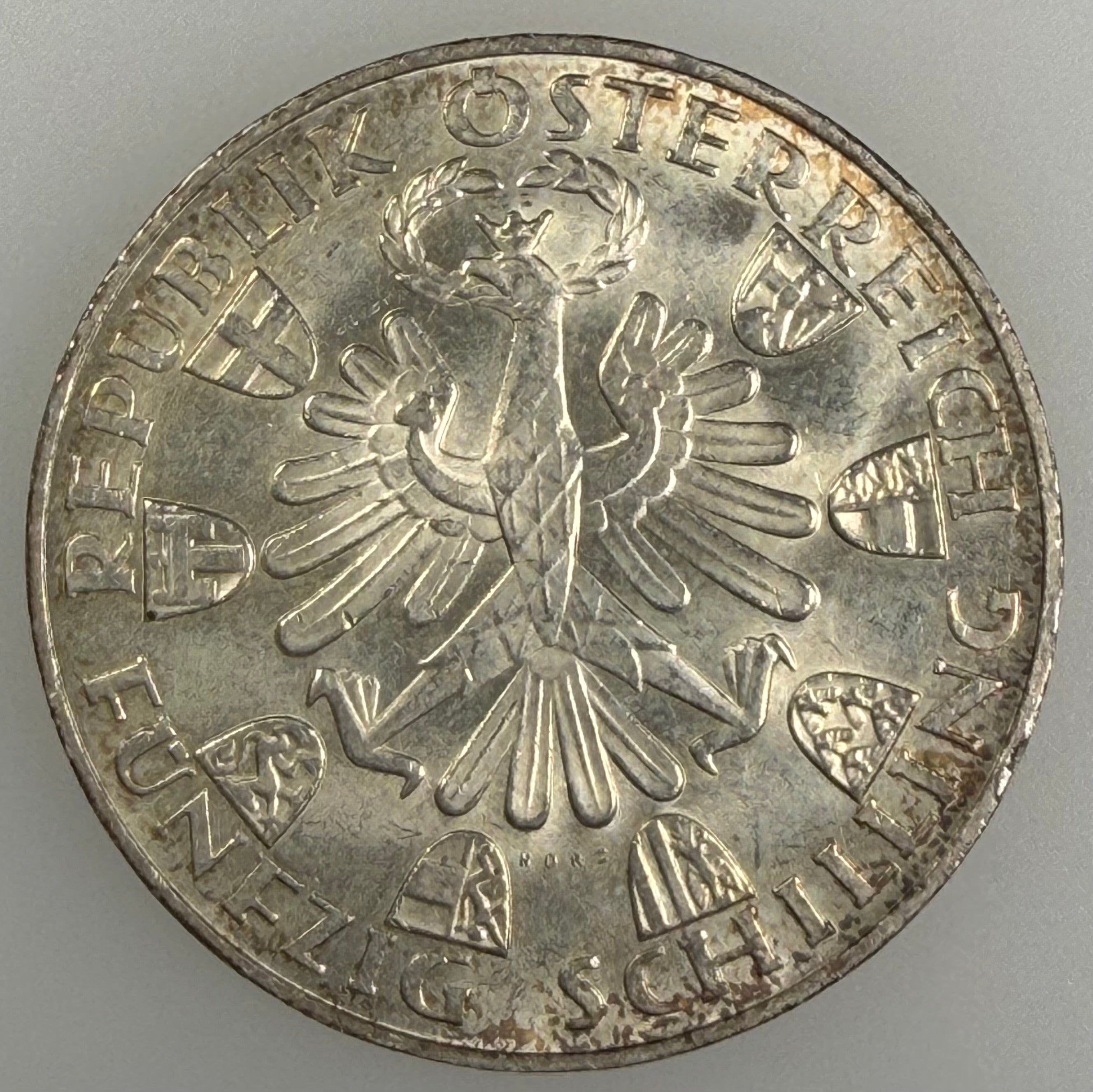 1959 Austria Silver 50 Schilling – 150th Anniversary of the Tyrolean Uprising