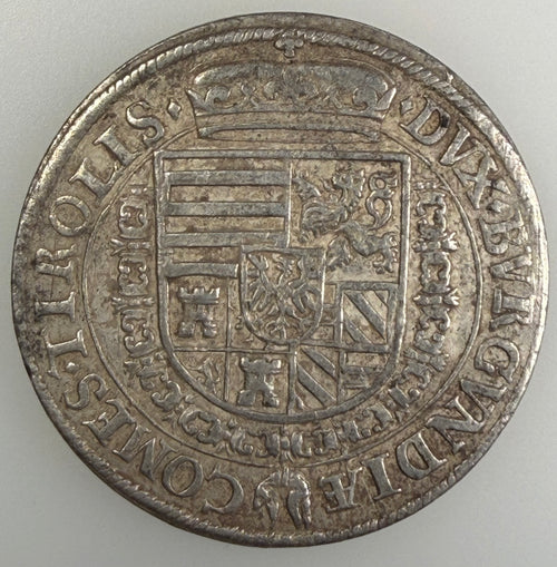 (1577-1595) Austria Holy Roman Empire Ferdinand II Silver Taler - Hall Mint