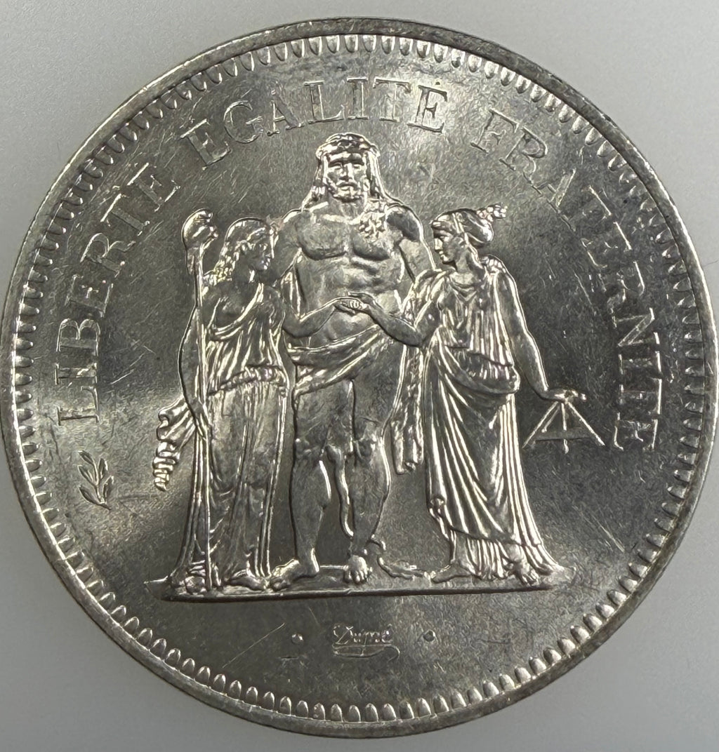 1976 France Silver 50 Francs – Hercules Type