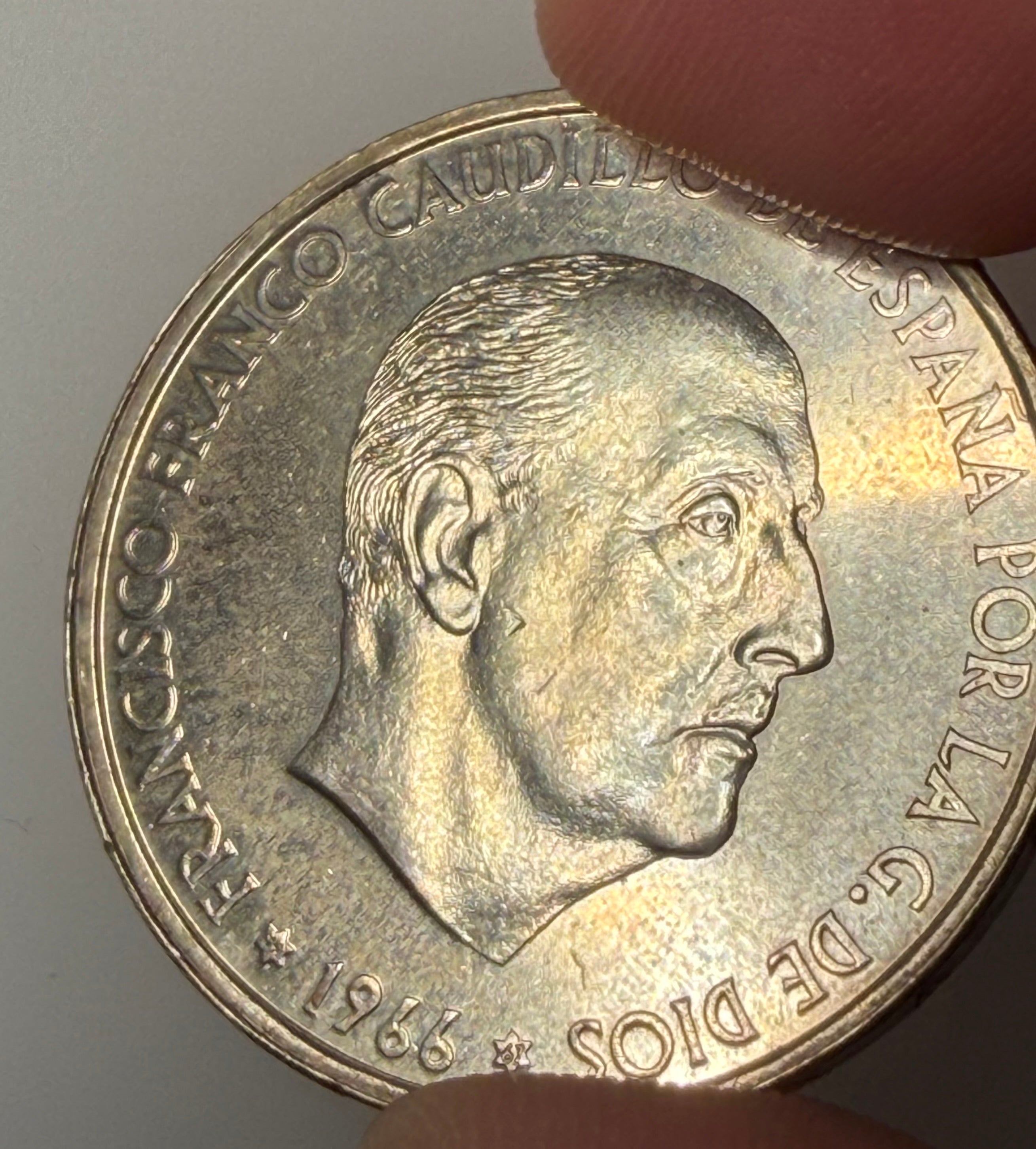 1966 Spain 100 Pesetas – Francisco Franco