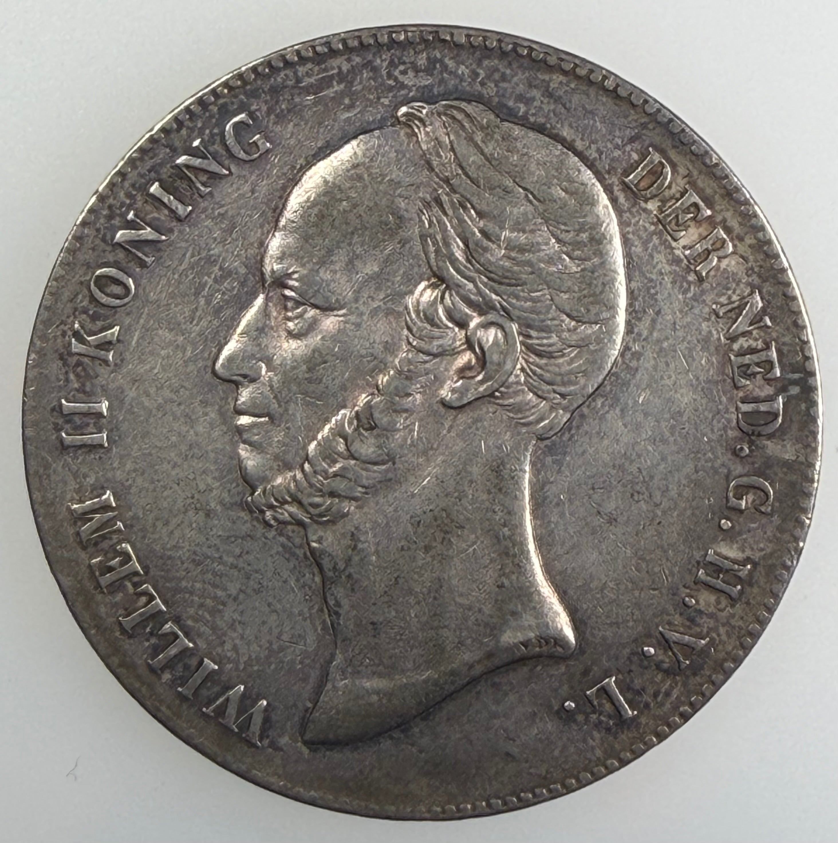 1846 Netherlands Silver 2½ Gulden – King Willem II