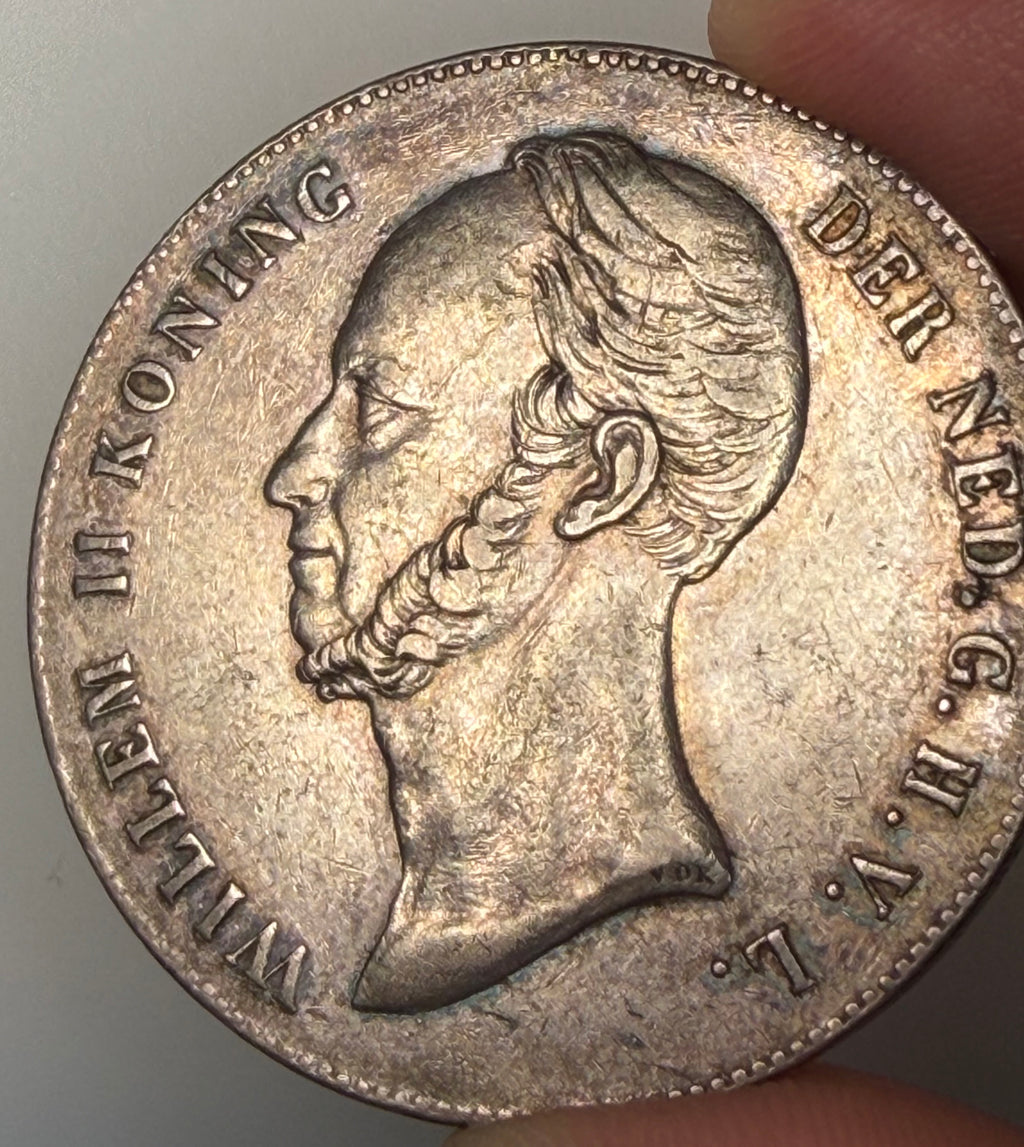 1846 Netherlands Silver 2½ Gulden – King Willem II