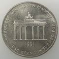 1991 A Germany Silver 10 Deutsche Mark – Brandenburg Gate (German Unity)