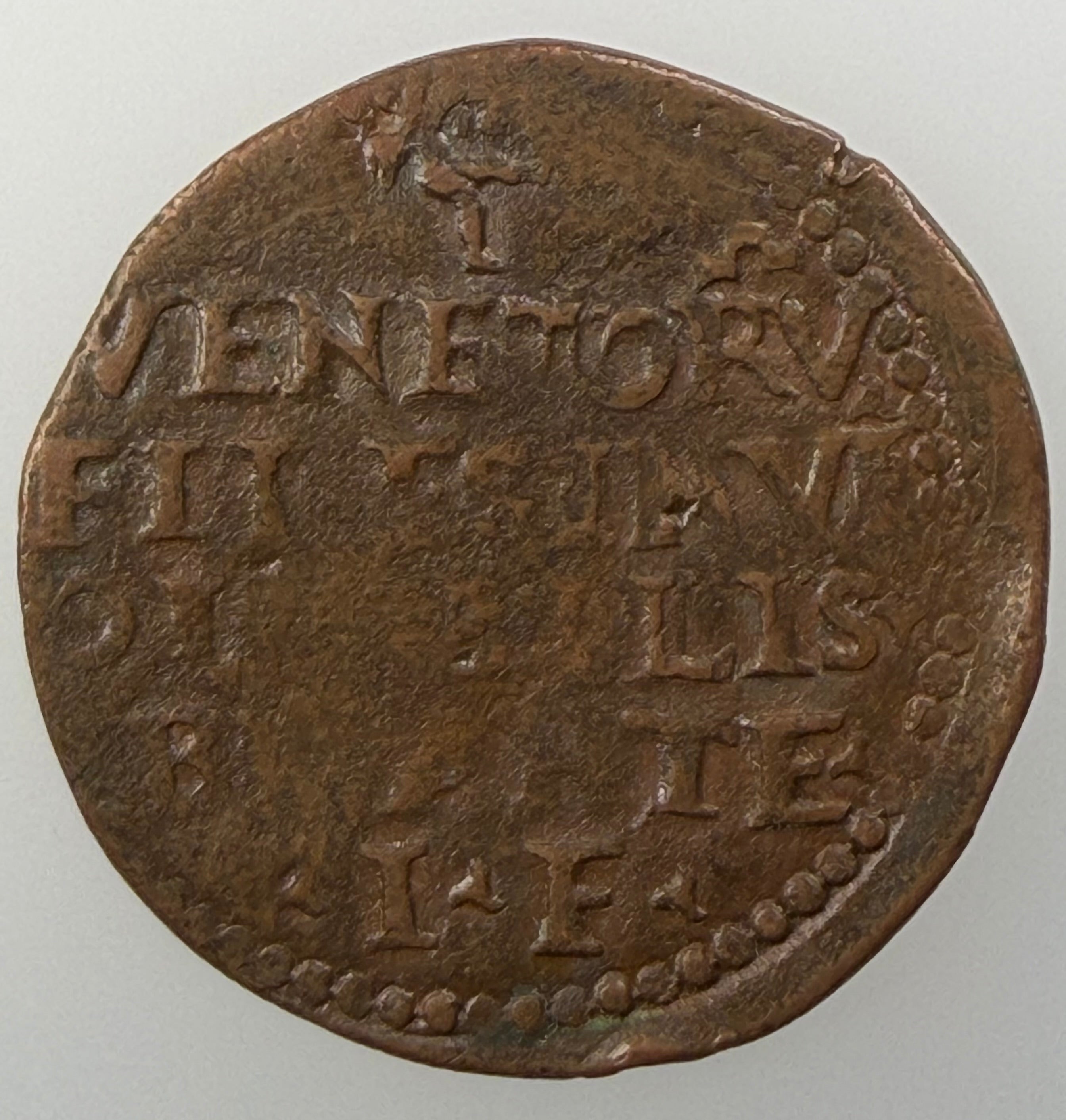 1570 Venetian Cyprus Bisante (Siege of Famagusta)