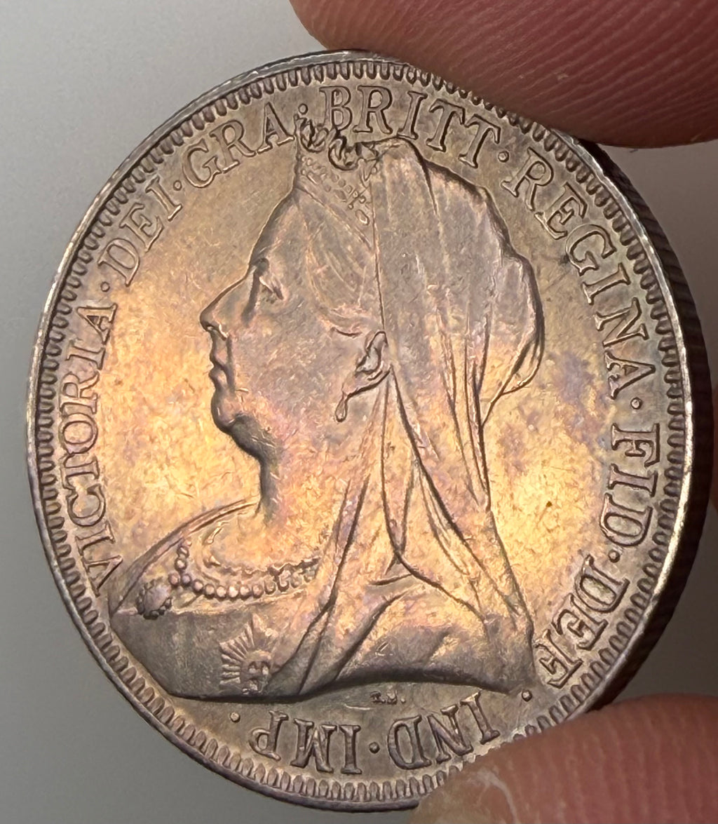 1896 Great Britain Silver Florin – Queen Victoria KM781