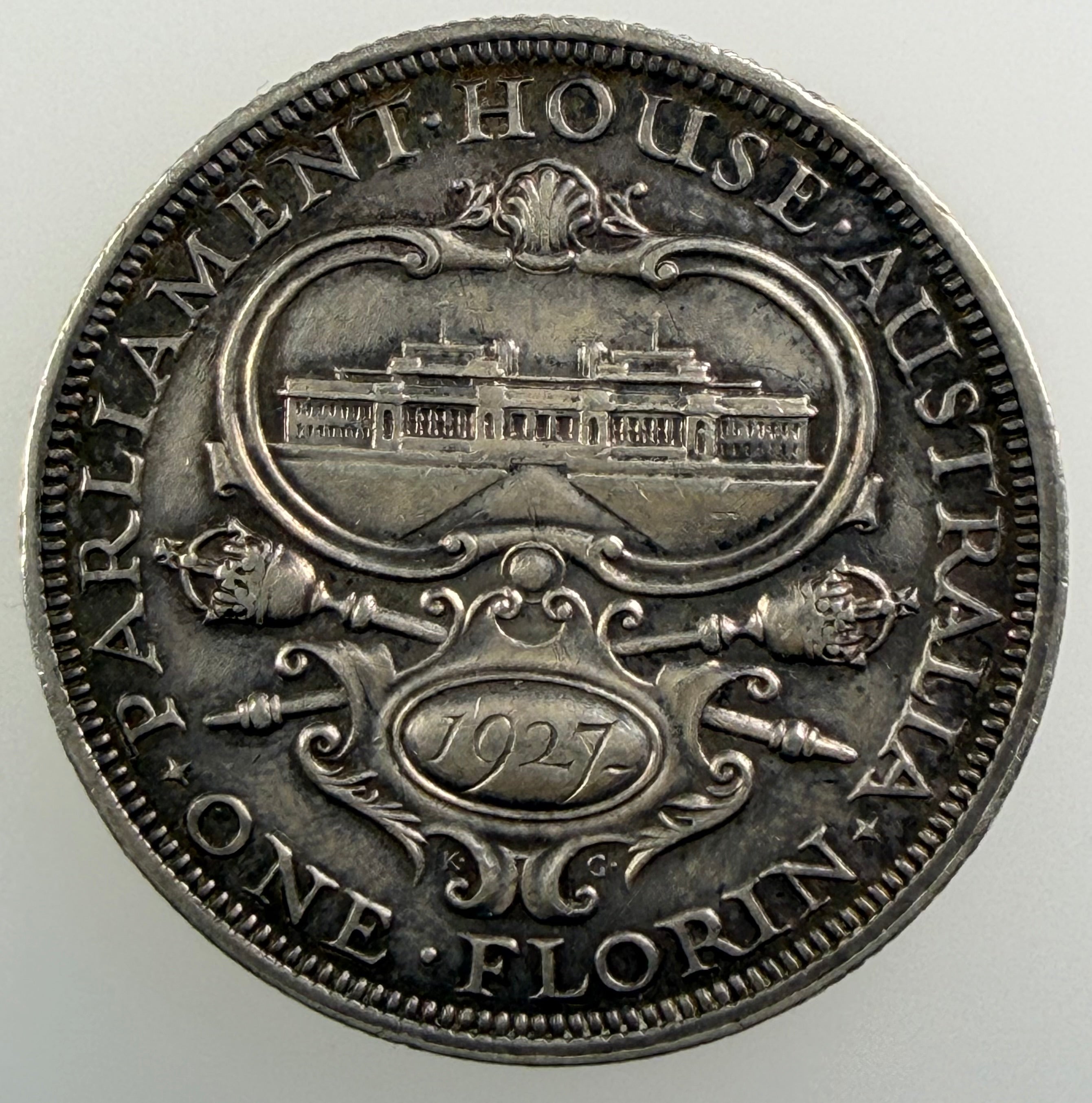 1927 Australia Silver Florin – Parliament House