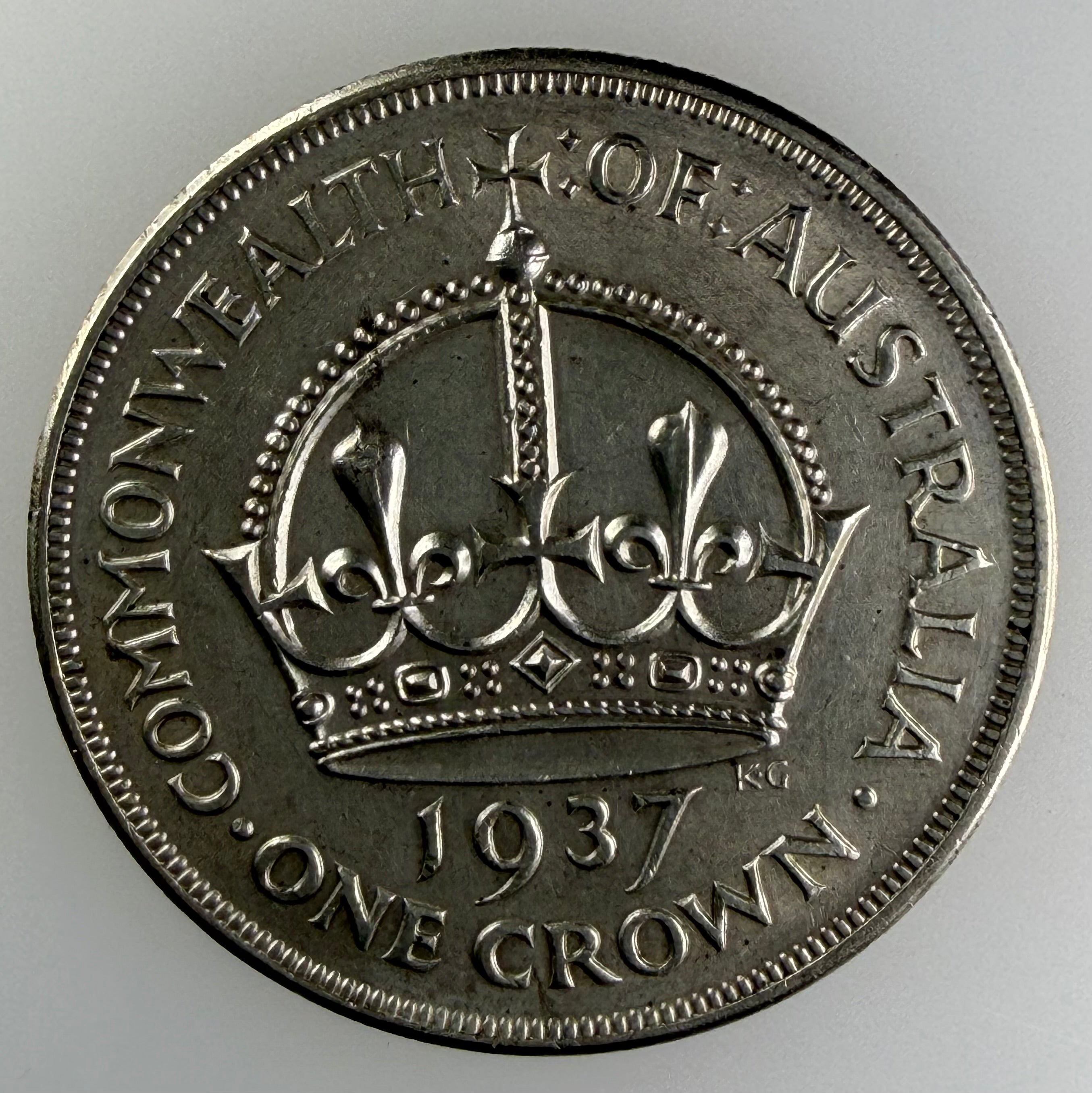 1937 Australia Silver Crown – George VI