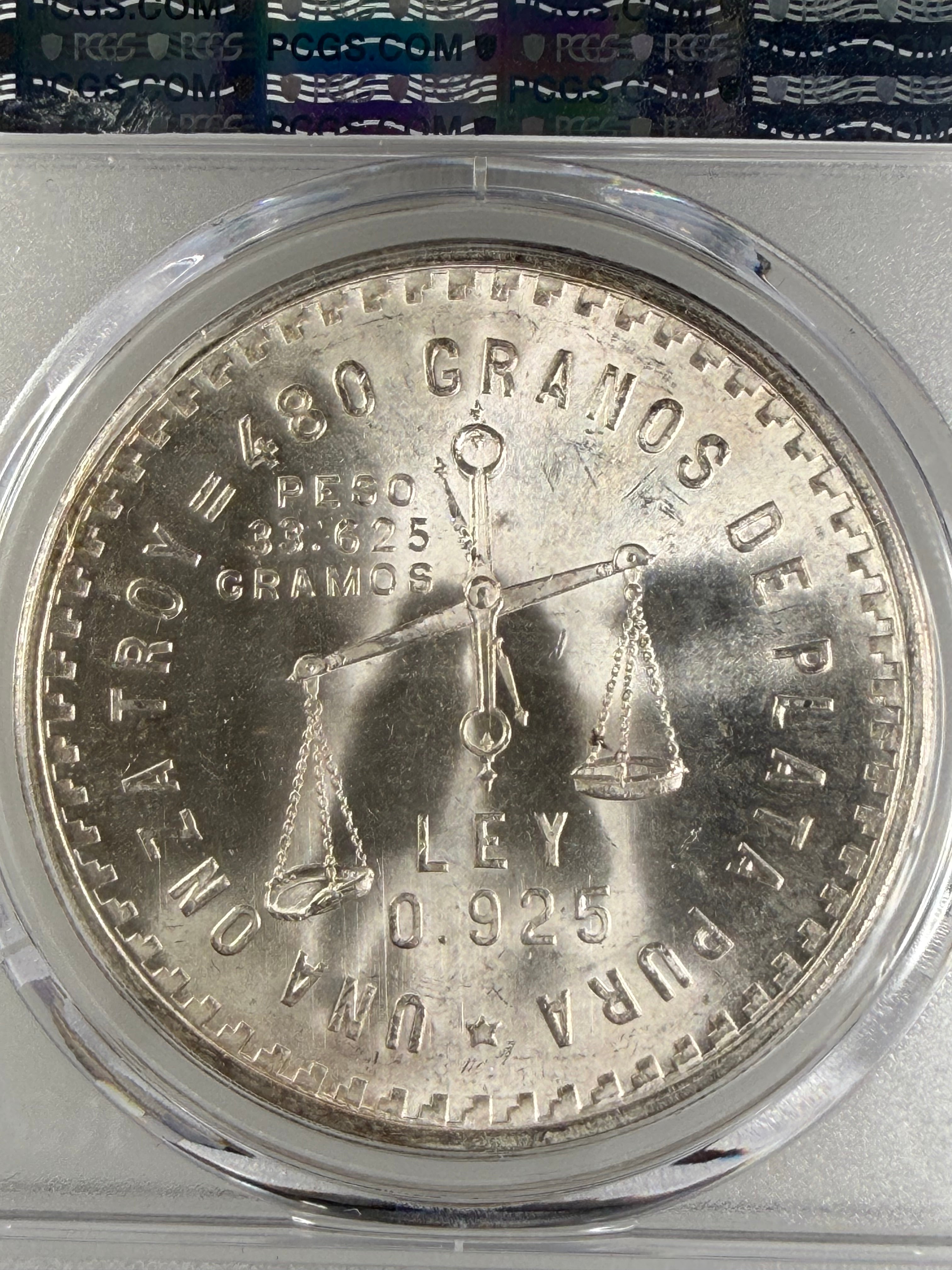 1949 Mexico Onza PCGS MS63 - First Year
